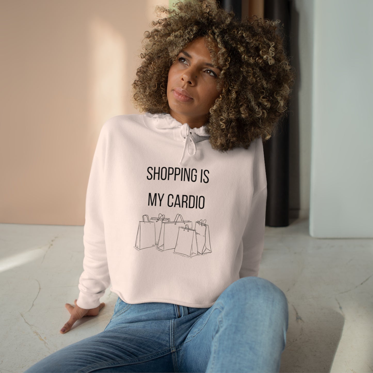My Cardio - Crop Hoodie