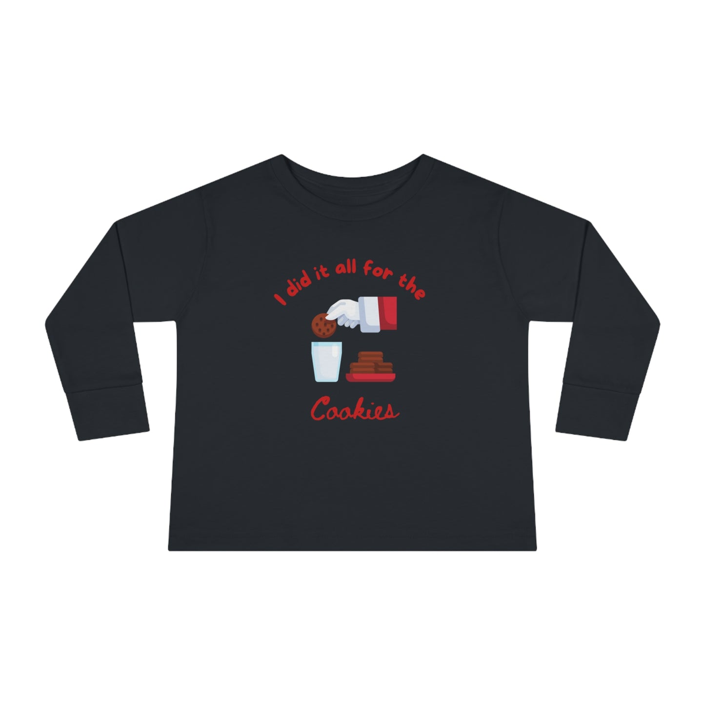 Xmas Cookies Toddler Long Sleeve Tee