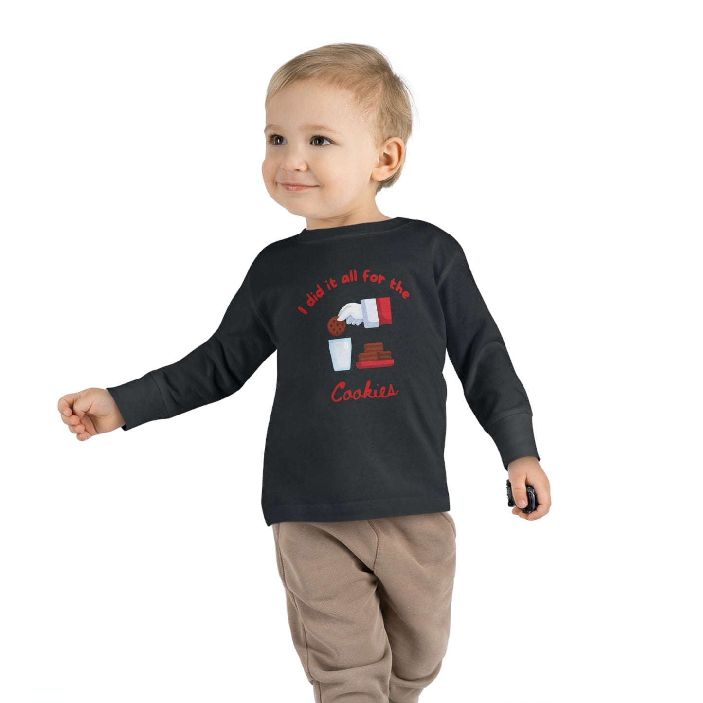Xmas Cookies Toddler Long Sleeve Tee