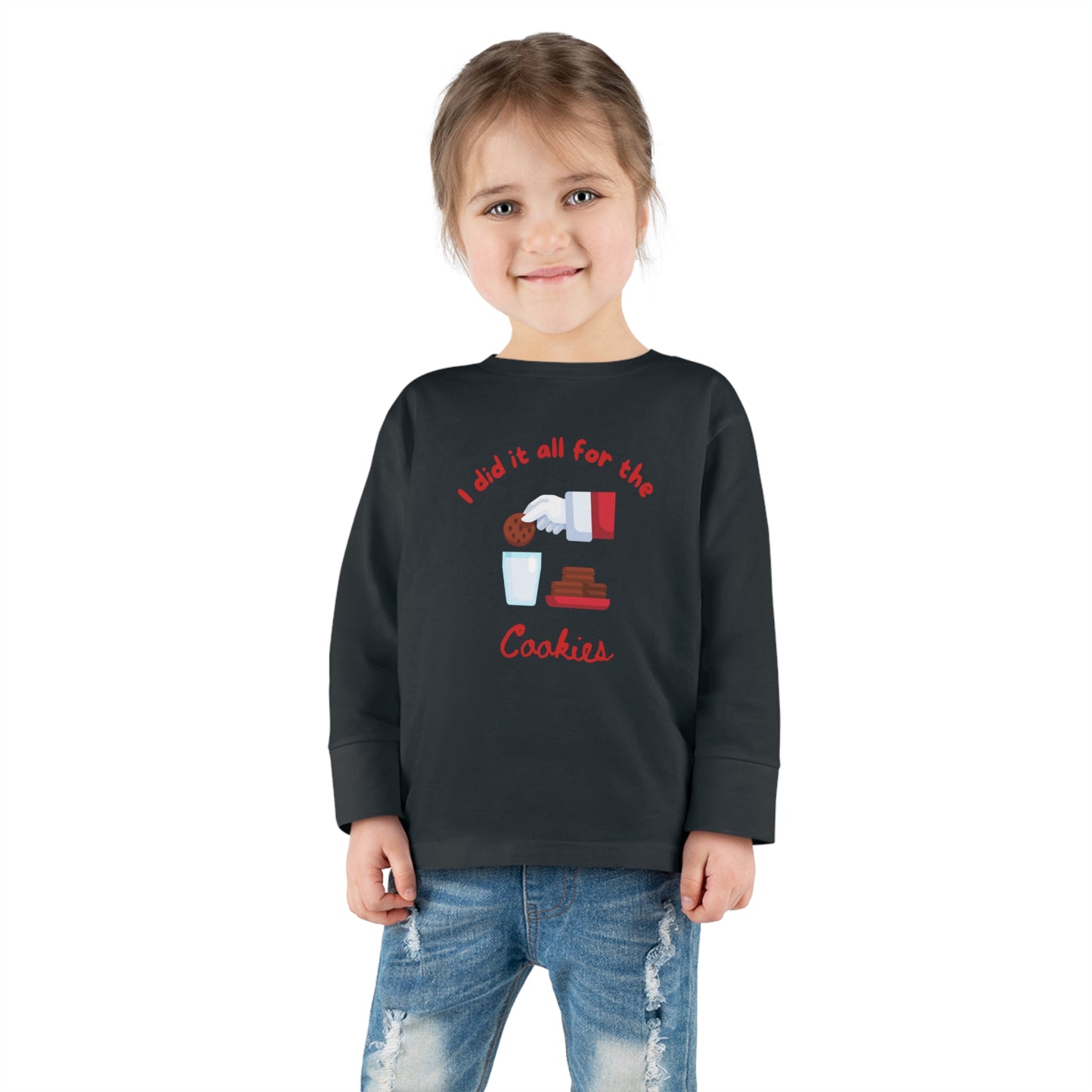 Xmas Cookies Toddler Long Sleeve Tee