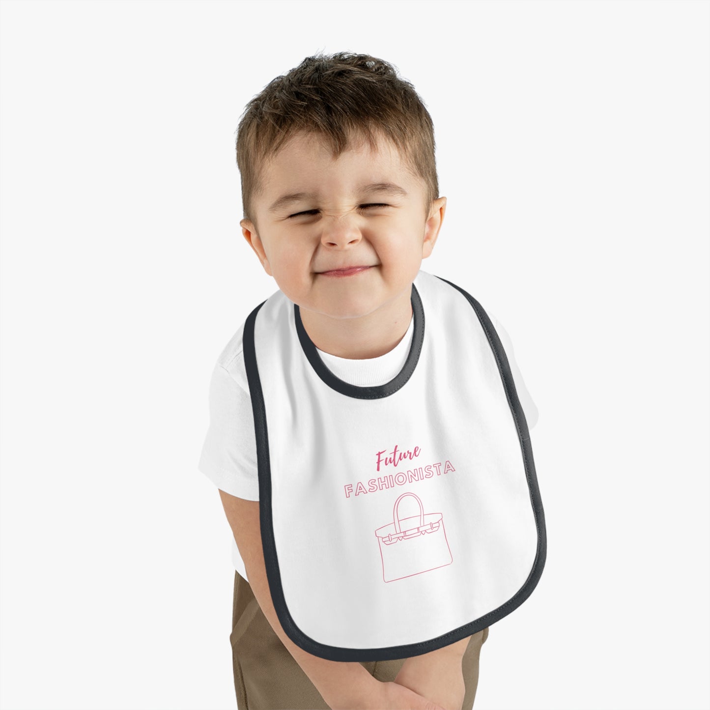 Future Fashionista Pink Jersey Bib