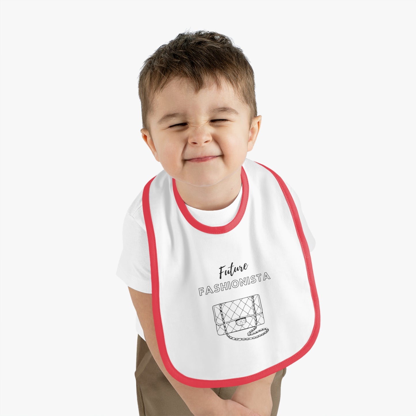 Future Fashionista Quilted Jersey Bib