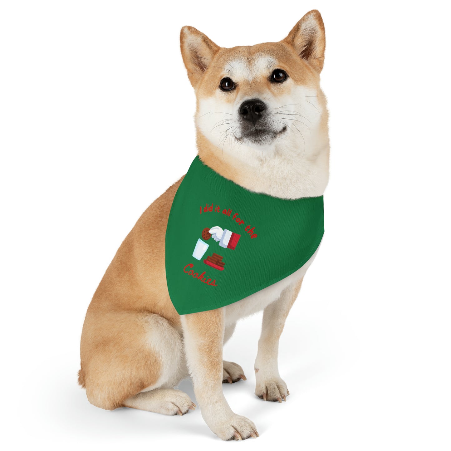 Xmas Cookies Pet Bandana