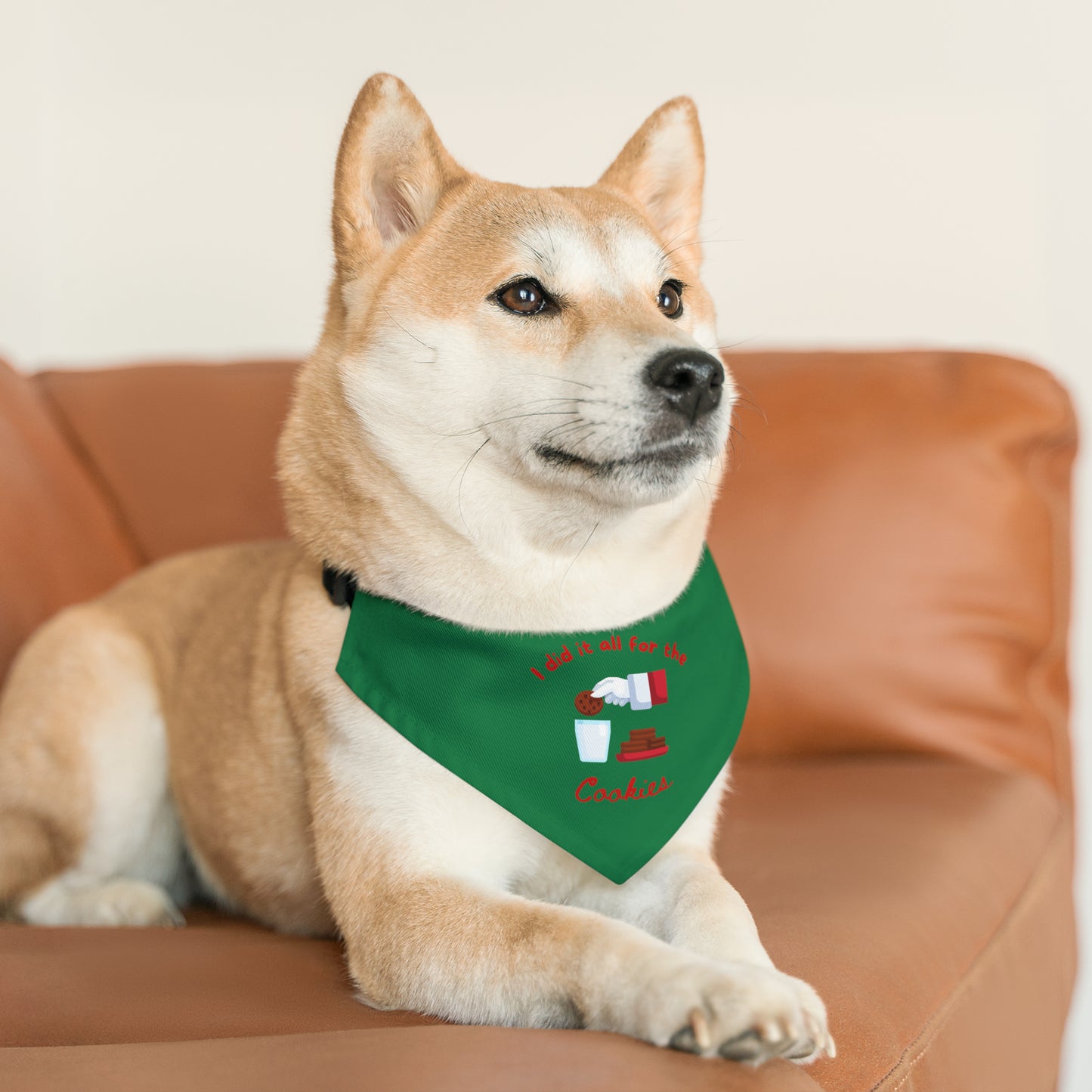 Xmas Cookies Pet Bandana