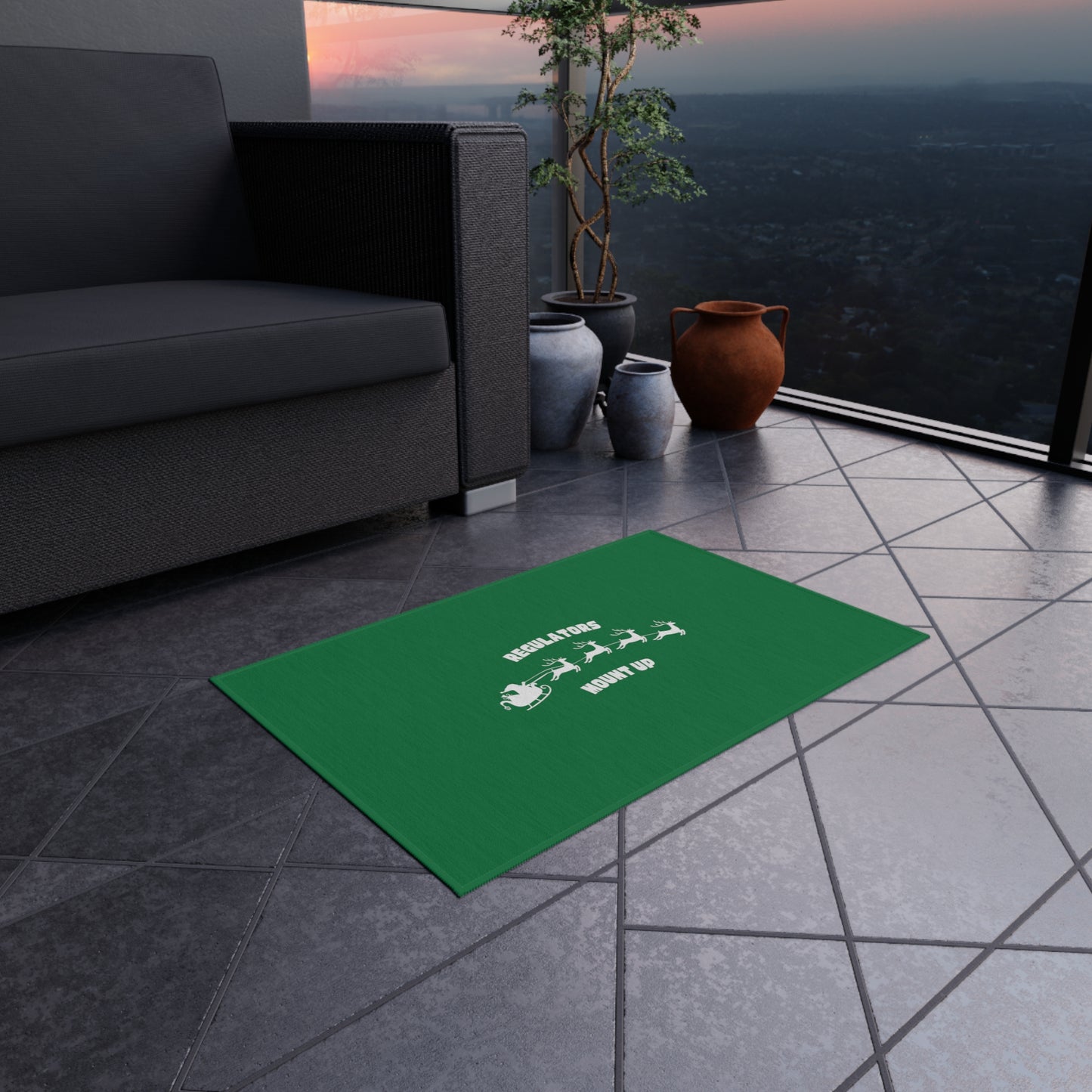 Regulators Xmas Doormat