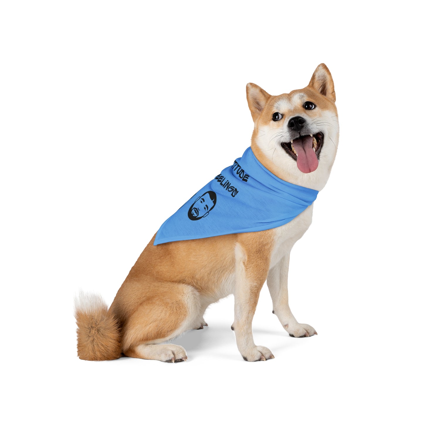 Attitude - Pet Bandana - Light Blue