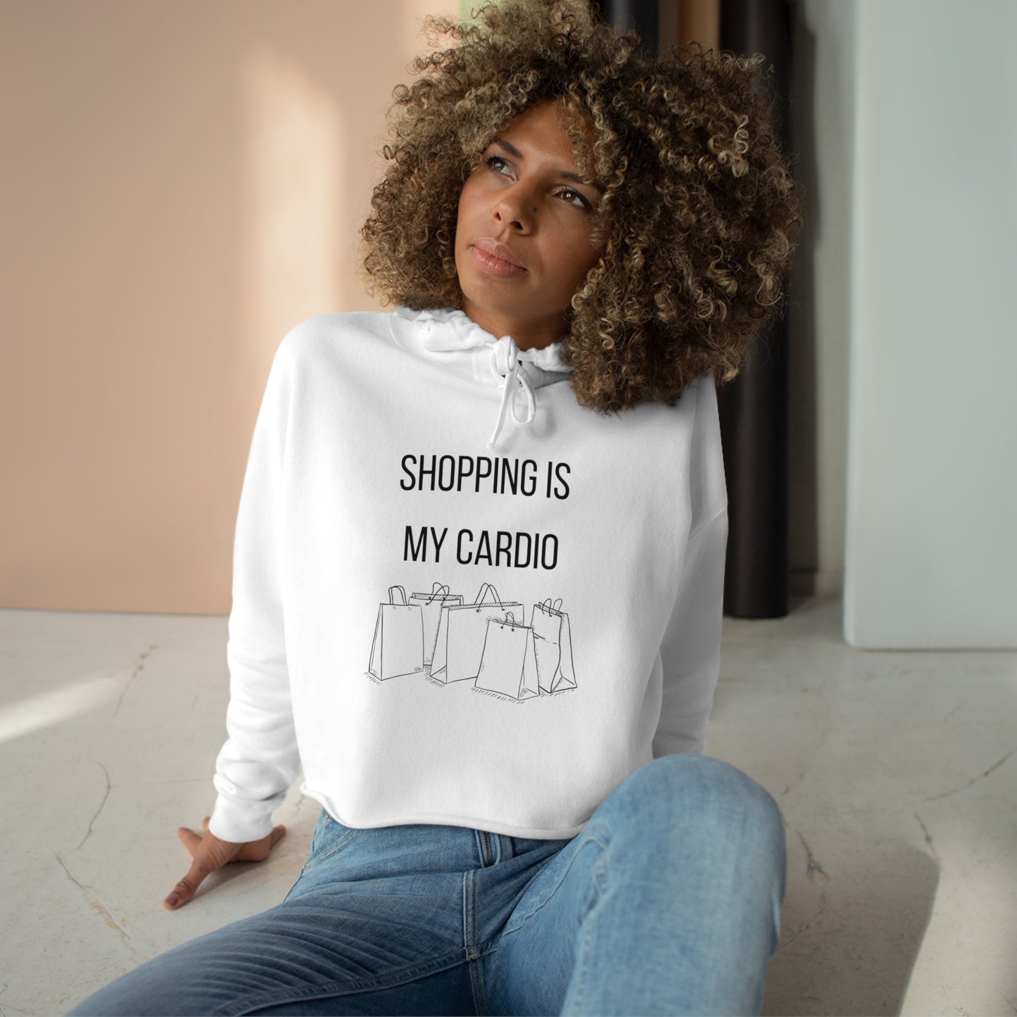 My Cardio - Crop Hoodie
