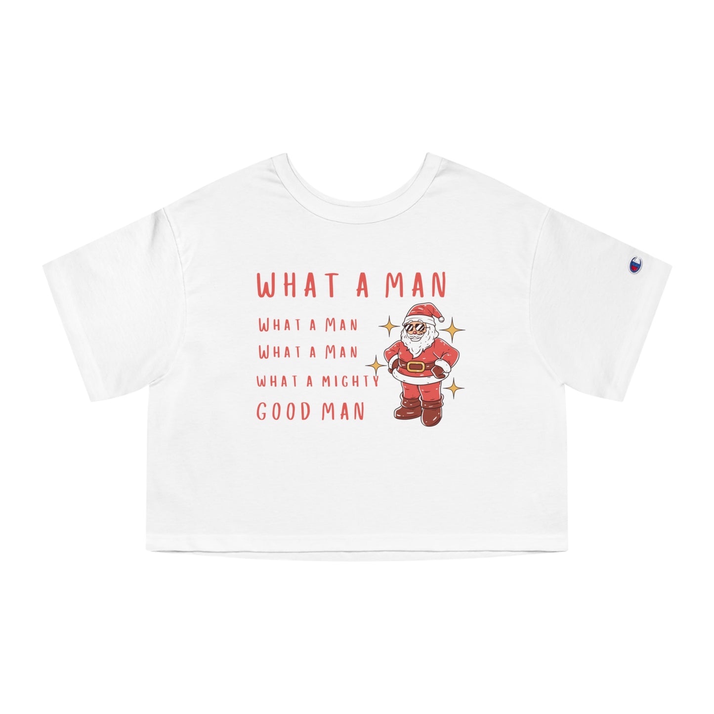 What a Man Champion Cropped T-Shirt