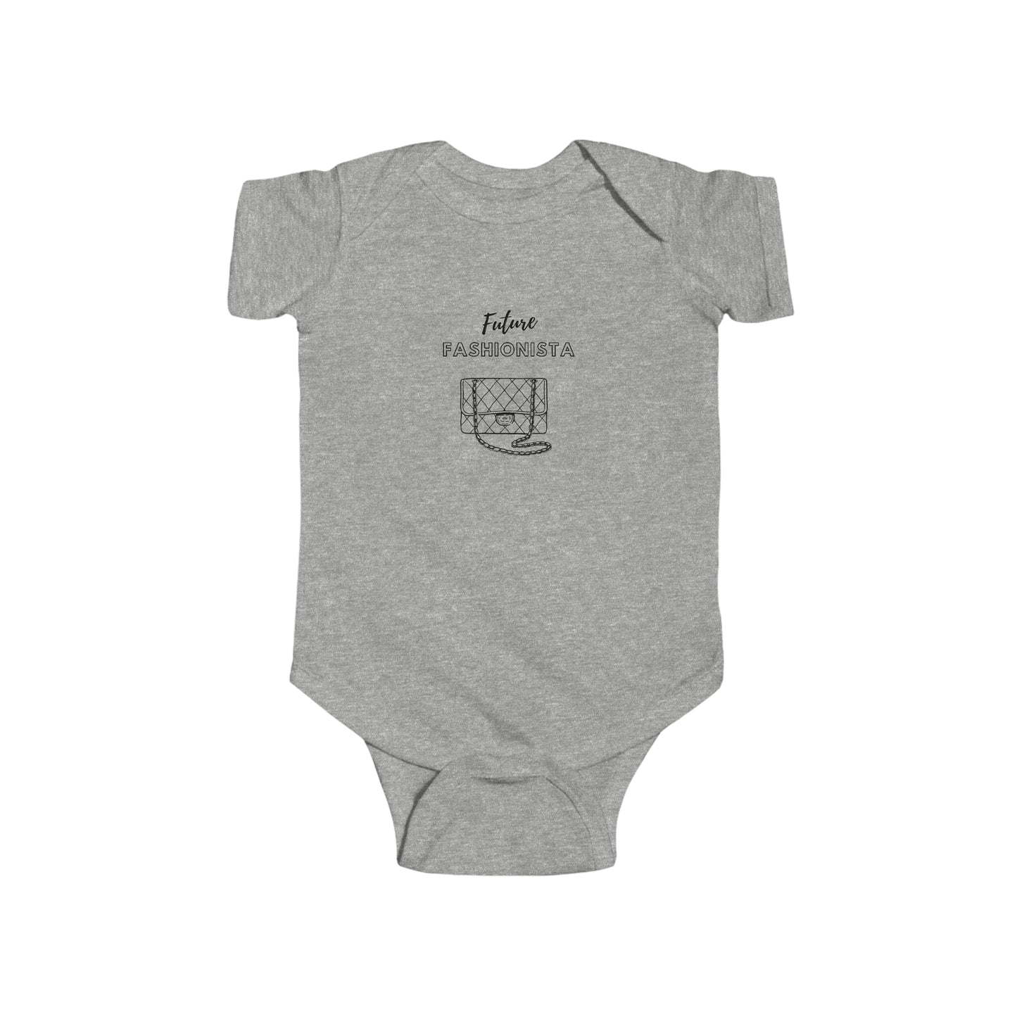 Future Fashionista Quilted Infant Onesie