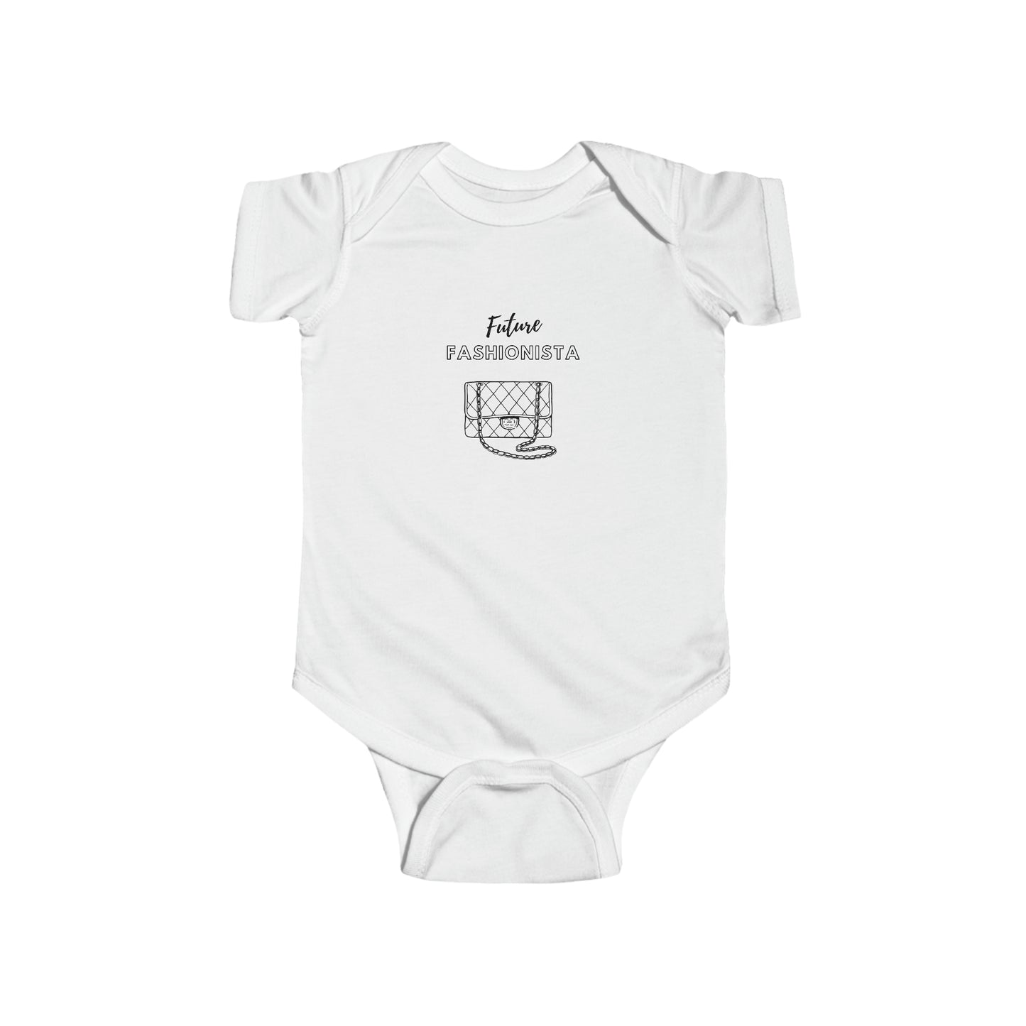Future Fashionista Quilted Infant Onesie