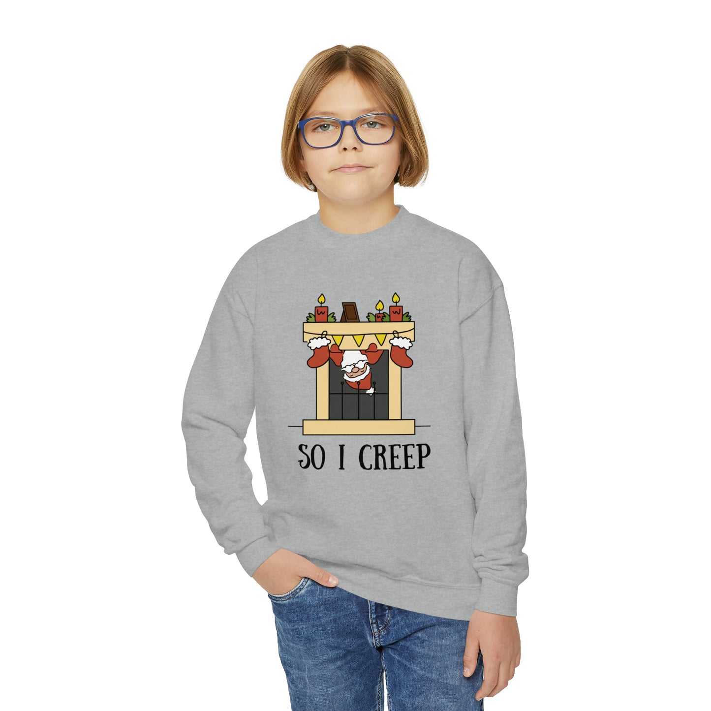 Santa Creep Youth Sweatshirt