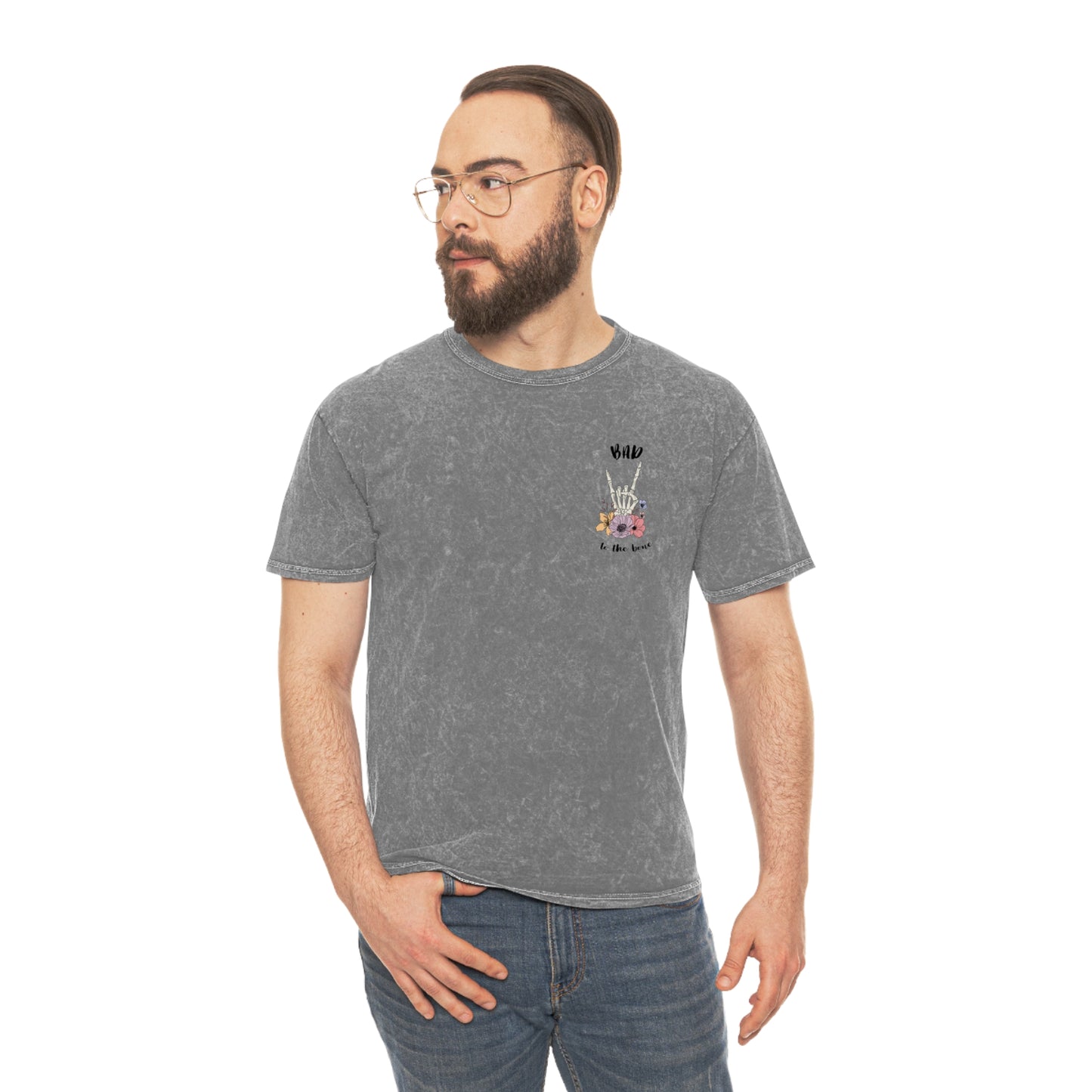 BTB Floral - Unisex Mineral Wash T-Shirt