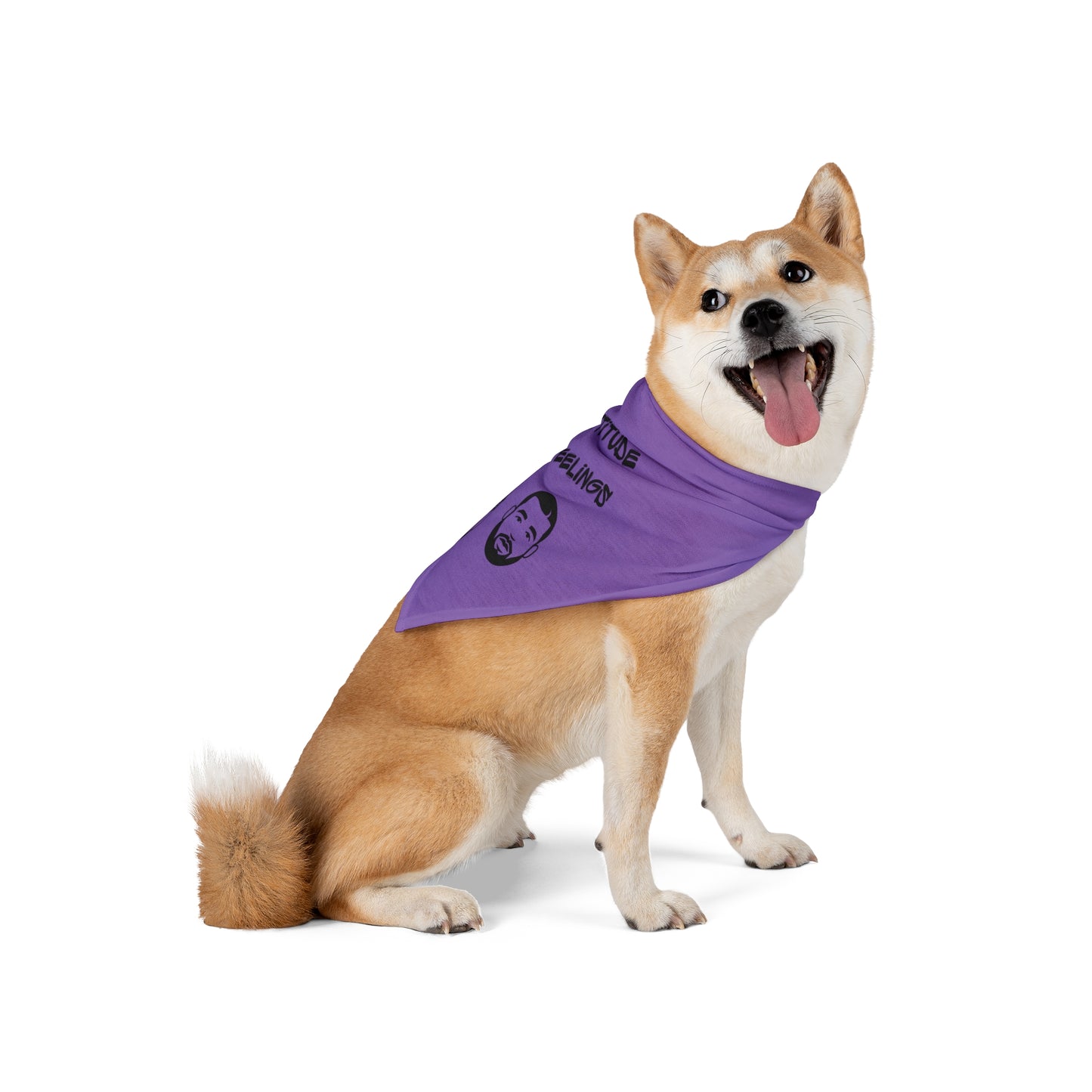 Attitude - Pet Bandana - Purple