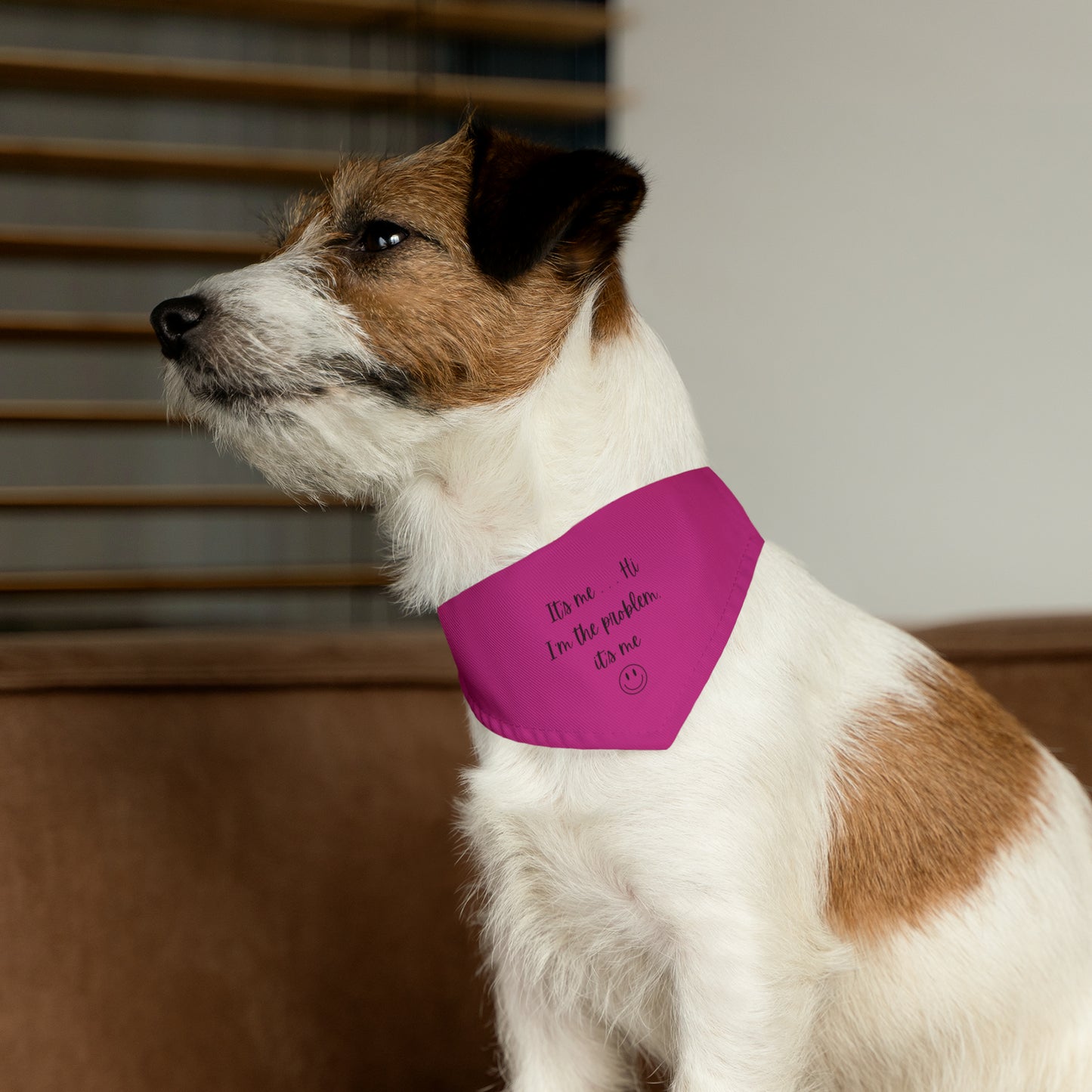 It's Me - Bandana Collar - Dark Pink