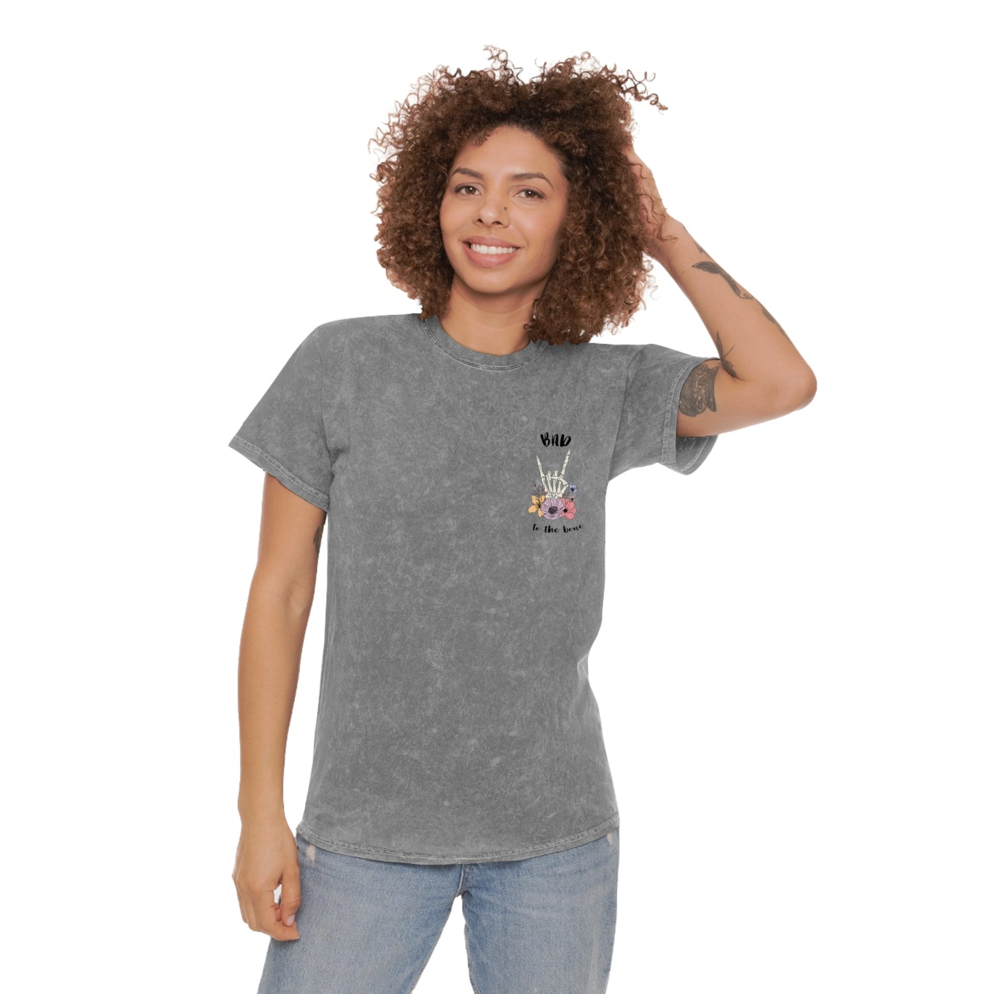 BTB Floral - Unisex Mineral Wash T-Shirt