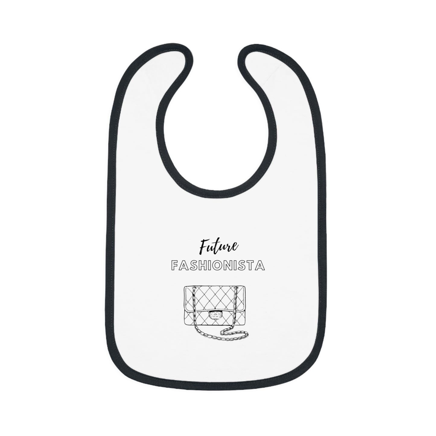 Future Fashionista Quilted Jersey Bib