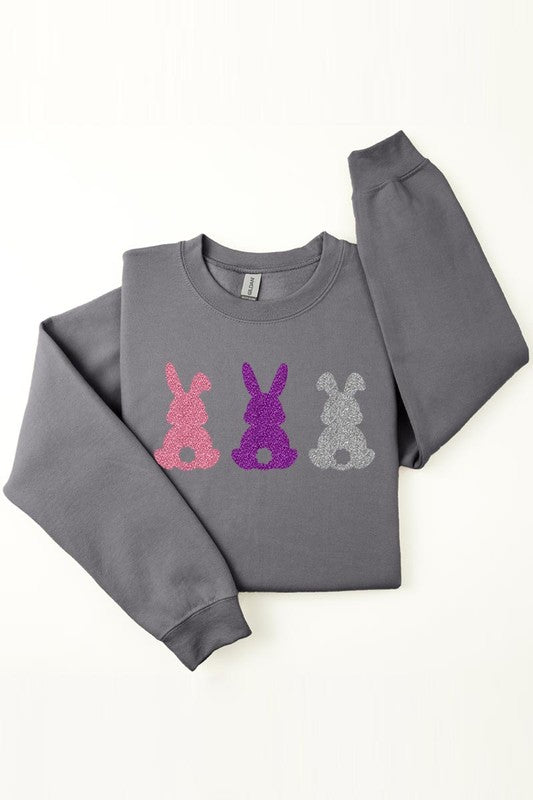 Easter Bunny Glitter Sweatshirts