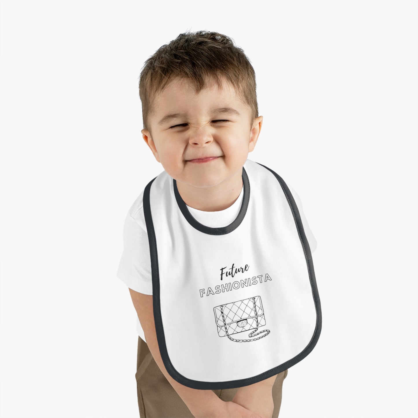 Future Fashionista Quilted Jersey Bib