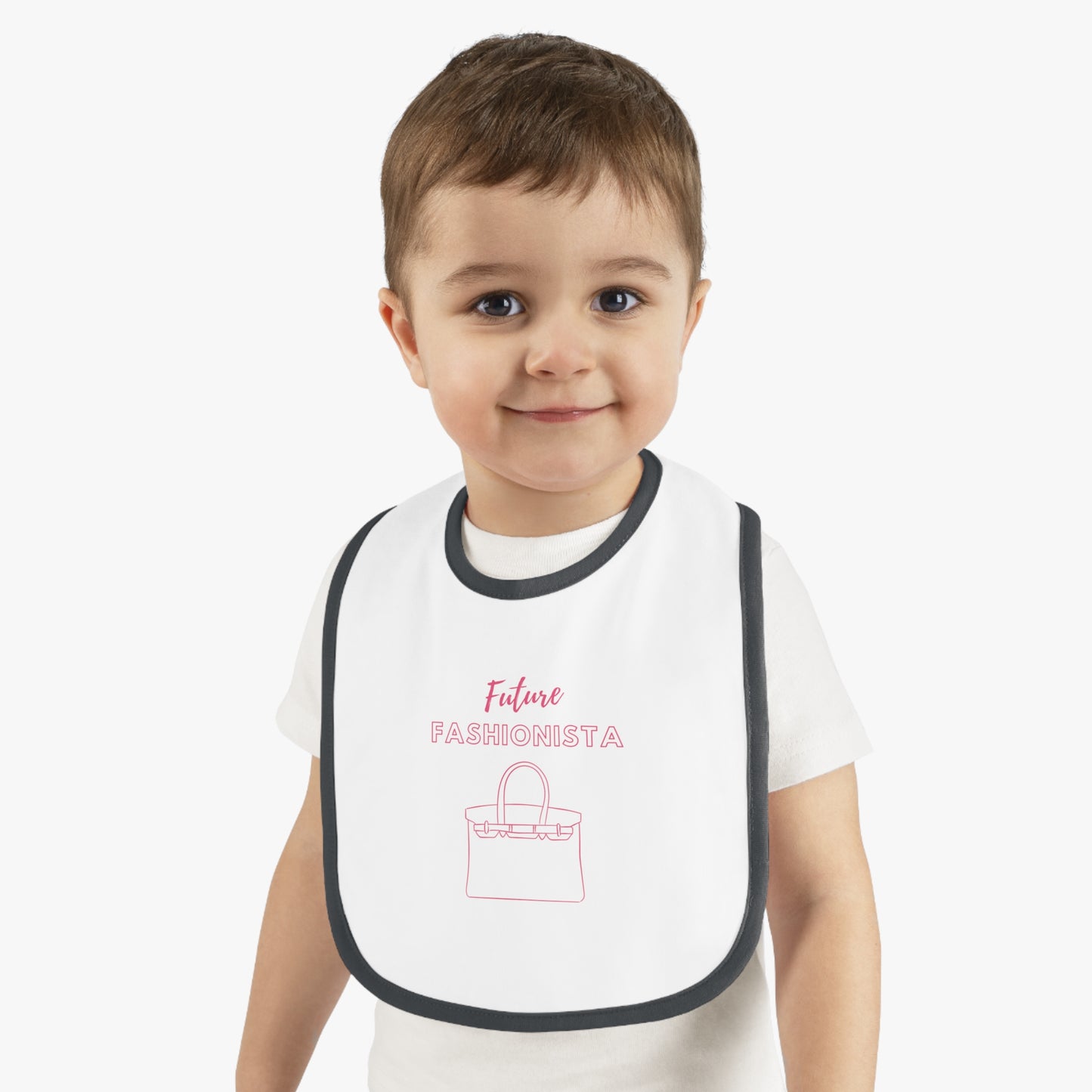 Future Fashionista Pink Jersey Bib