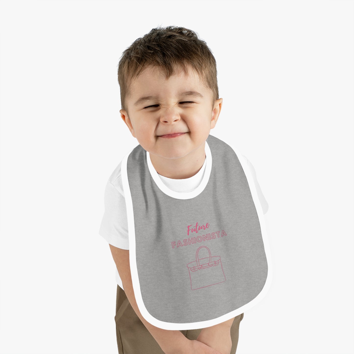 Future Fashionista Pink Jersey Bib