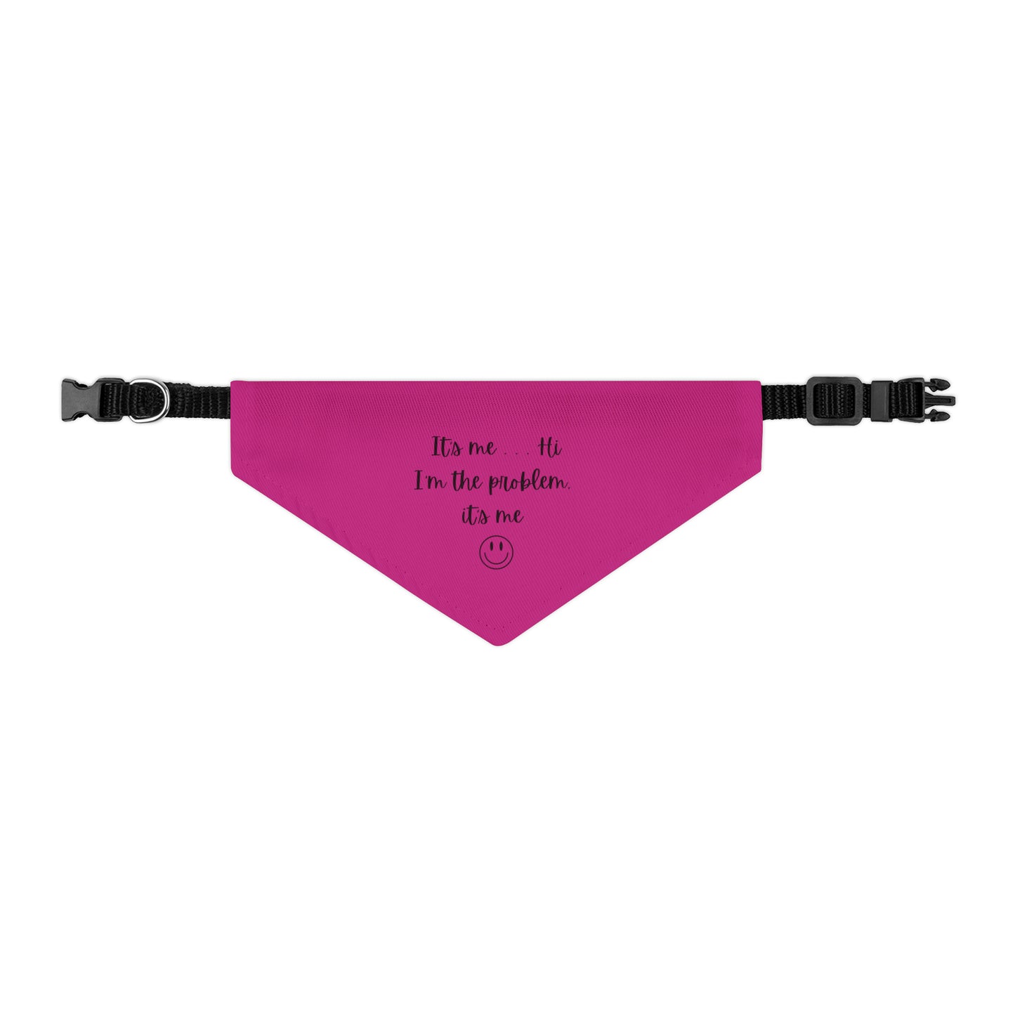 It's Me - Bandana Collar - Dark Pink
