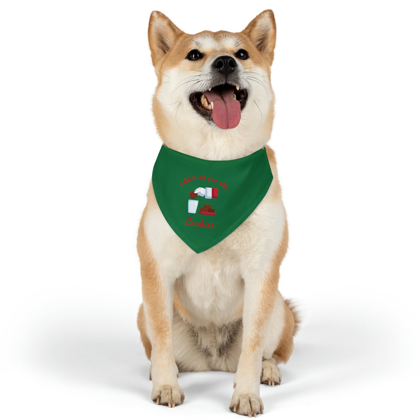 Xmas Cookies Pet Bandana