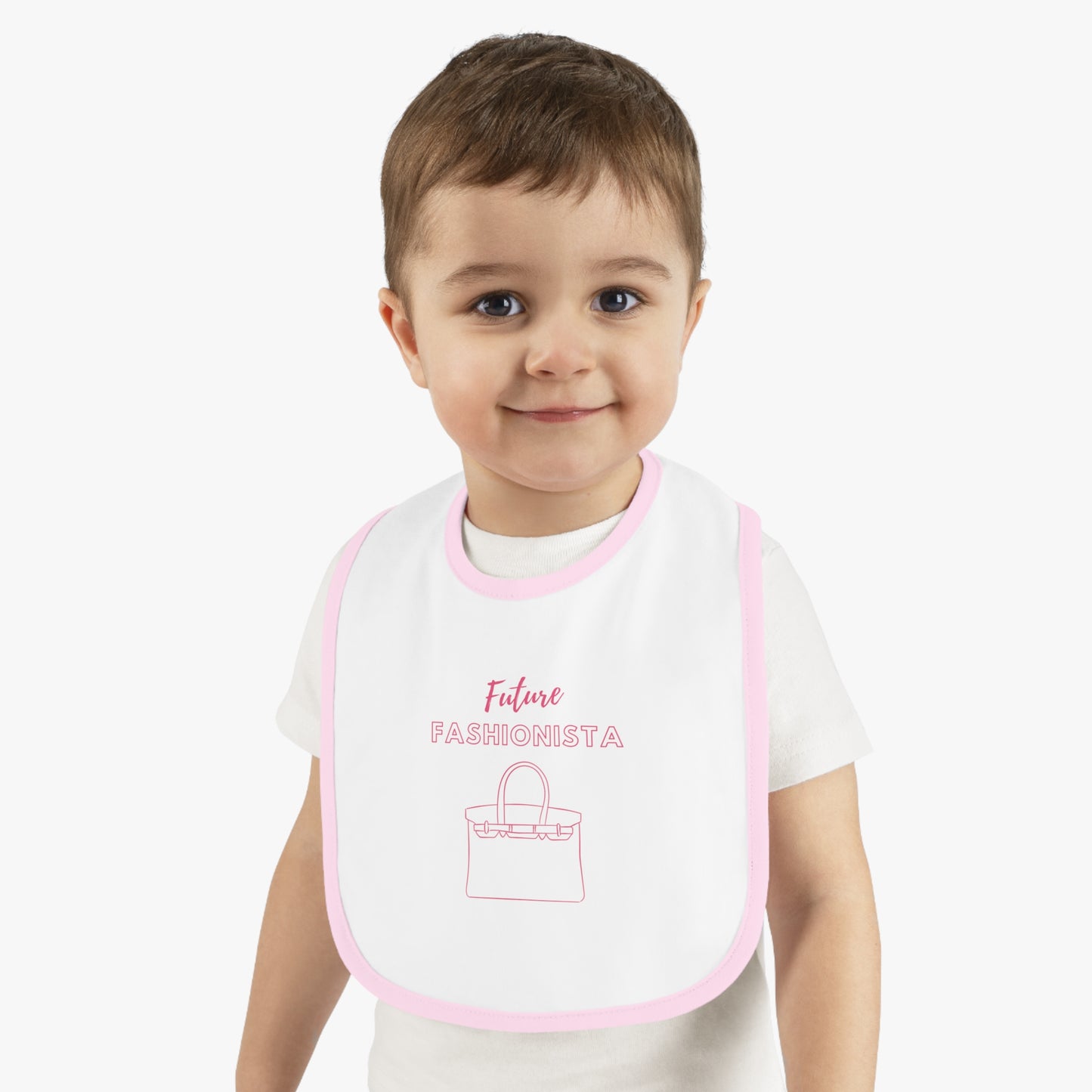 Future Fashionista Pink Jersey Bib