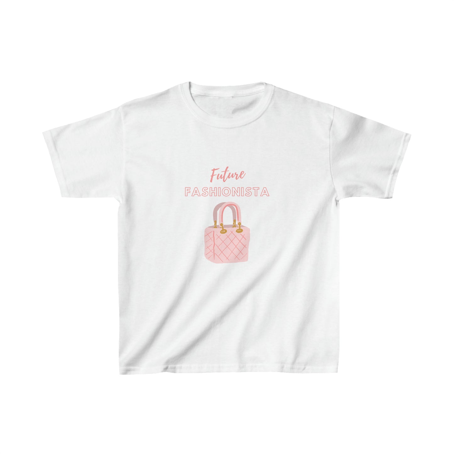Future Fashionista Pink Bag KidsTee