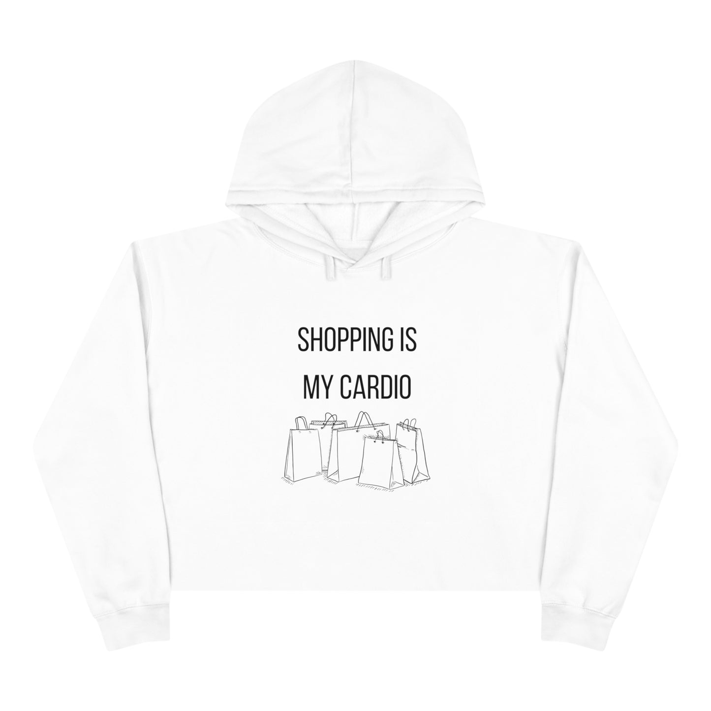 My Cardio - Crop Hoodie