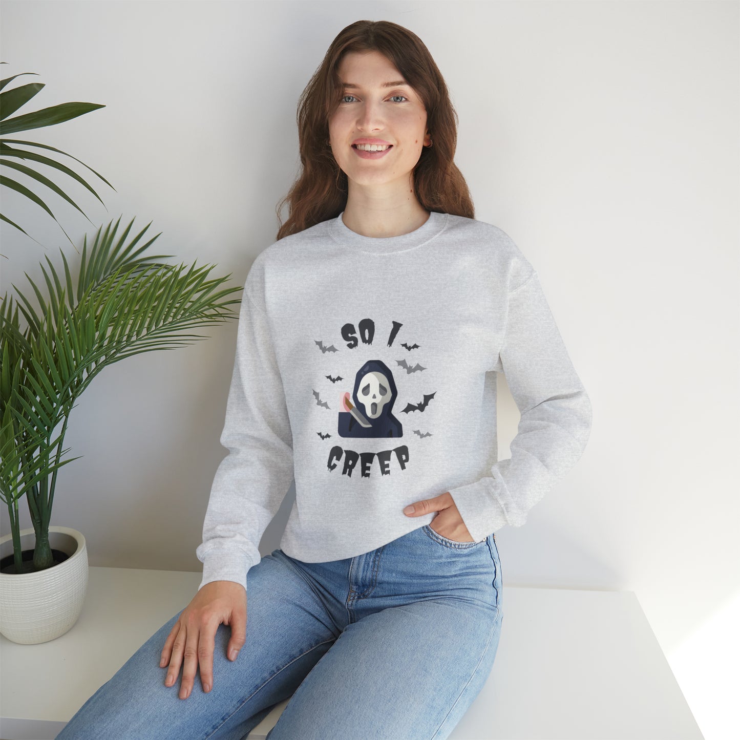 Scream, Scream sweatshirt, Scream shirt, Funny halloween shirt, So i creep shirt, Halloween sweatshirt, funny halloween,