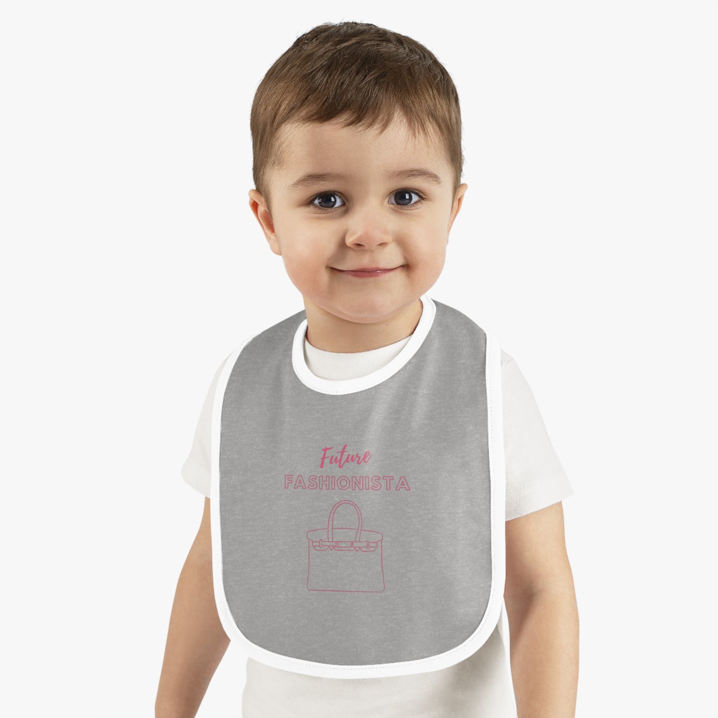 Future Fashionista Pink Jersey Bib