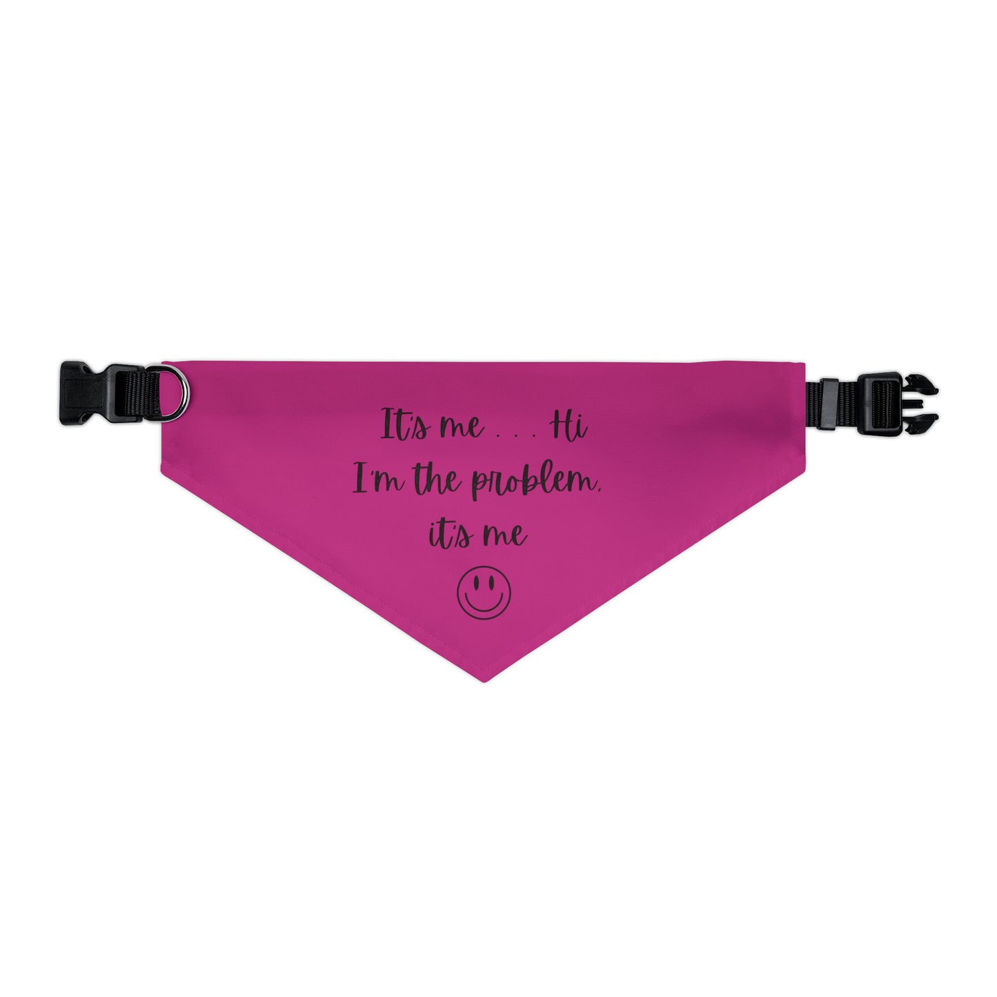 It's Me - Bandana Collar - Dark Pink