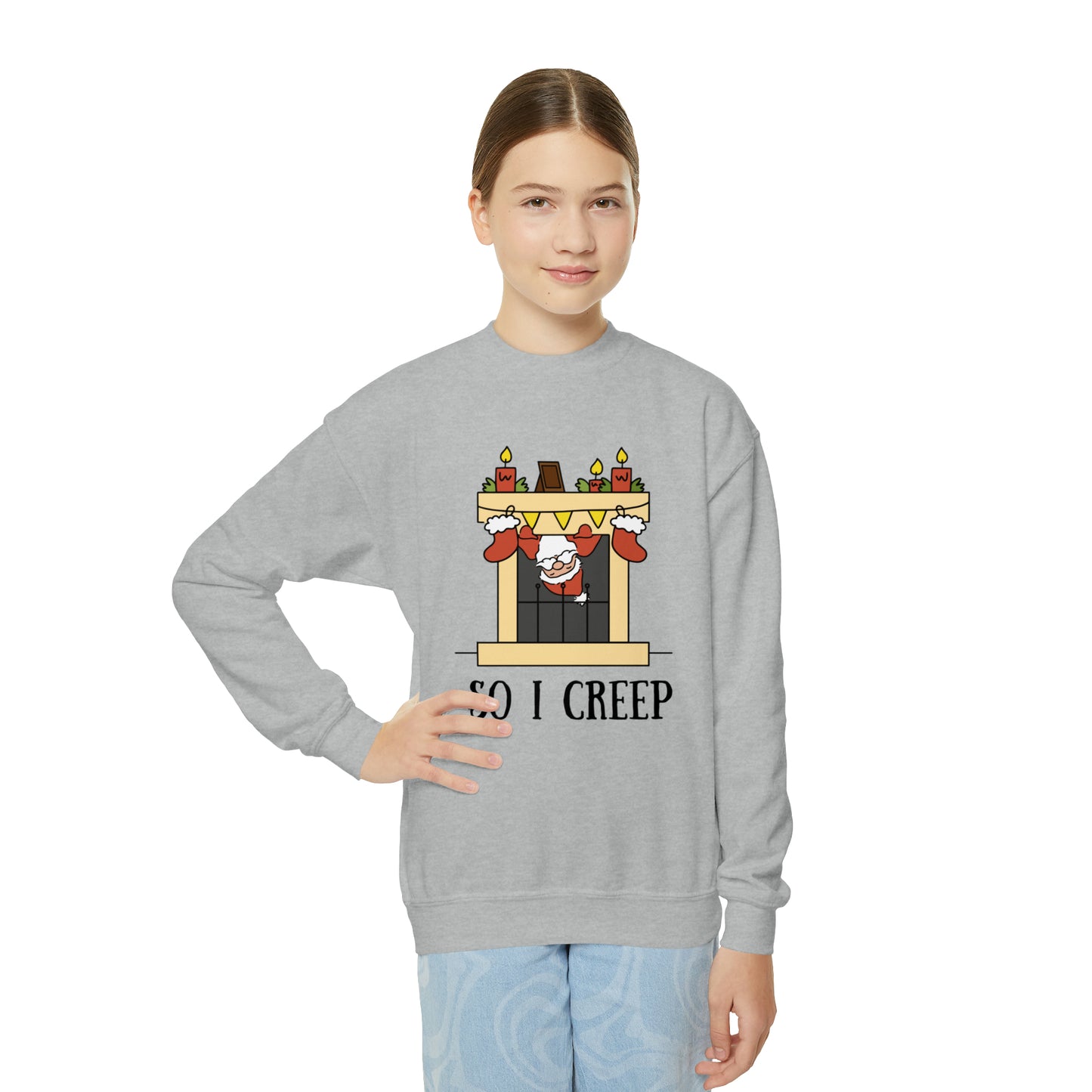 Santa Creep Youth Sweatshirt