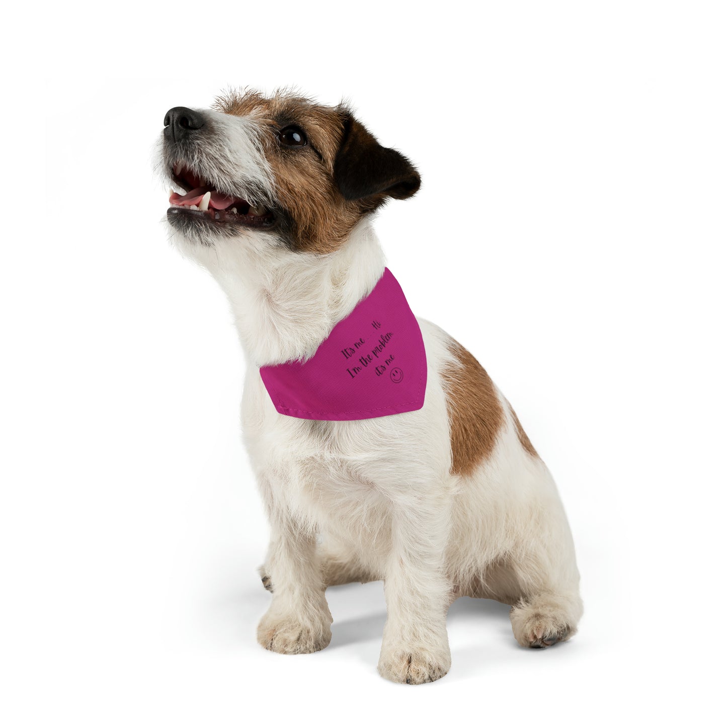 It's Me - Bandana Collar - Dark Pink