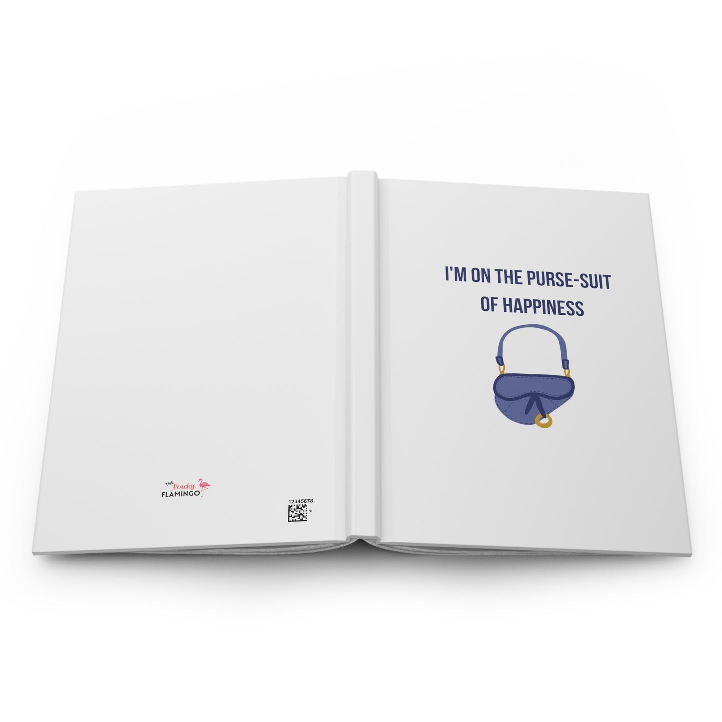 Purse-suit of Happiness Hardcover Journal Matte - Blue