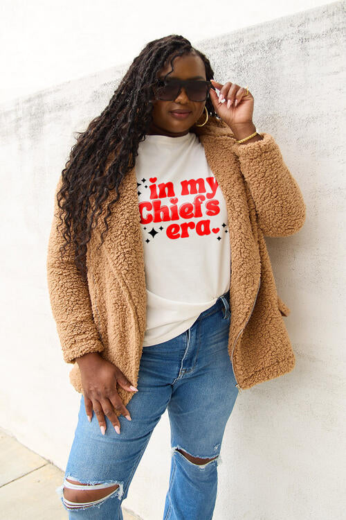 Taylor swift tee, in my chiefs era tee, in my chiefs ear, taylors version, football tee, super bowl tee