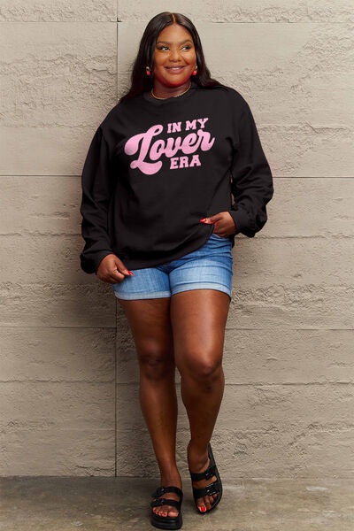 IN MY LOVER ERA Round Neck Sweatshirt