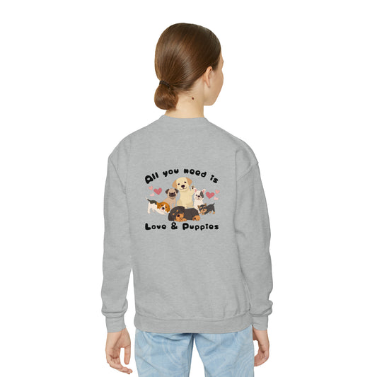 Love & Puppies Youth Sweatshirt