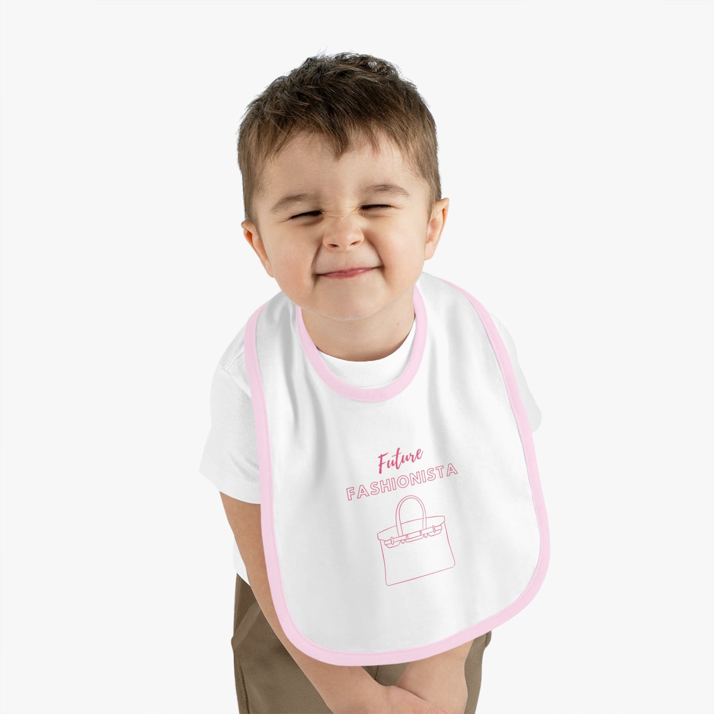 Future Fashionista Pink Jersey Bib