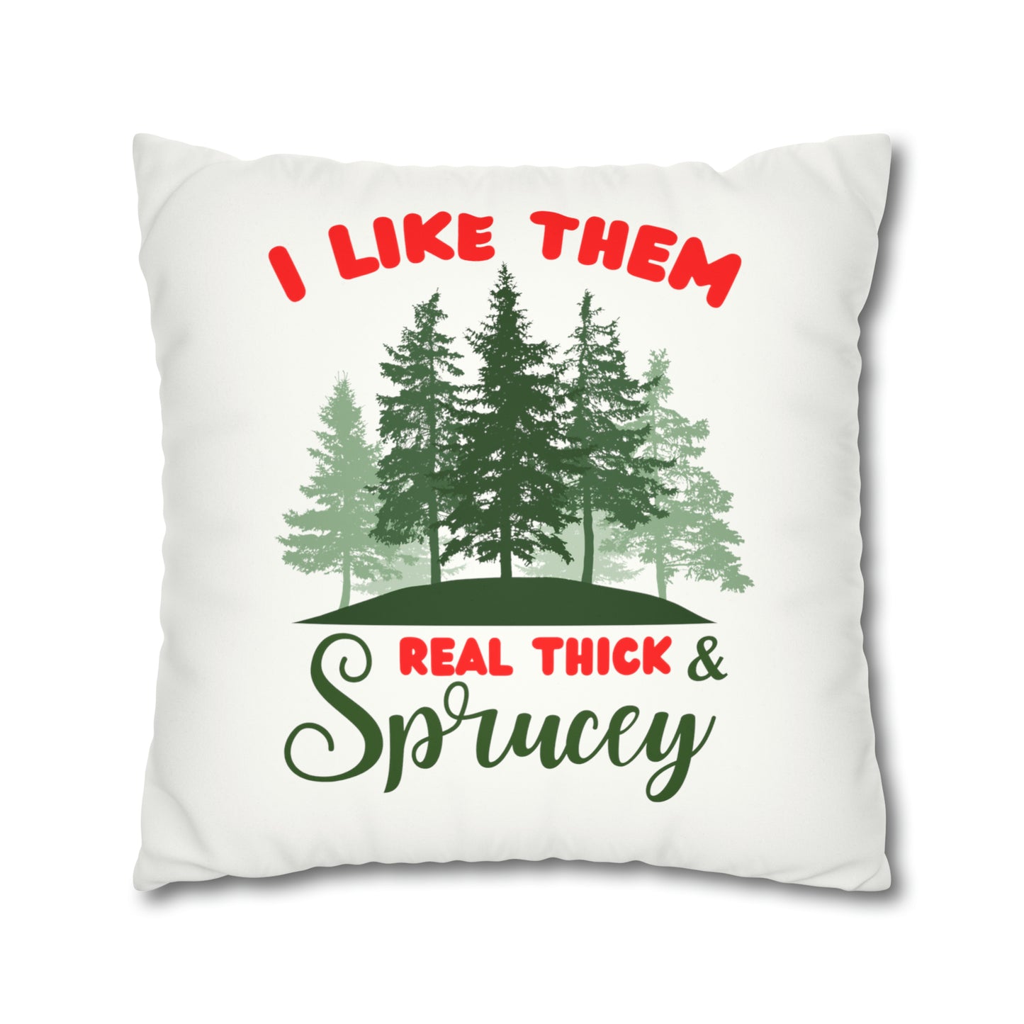 Real Thick Faux Suede Square Pillow Case