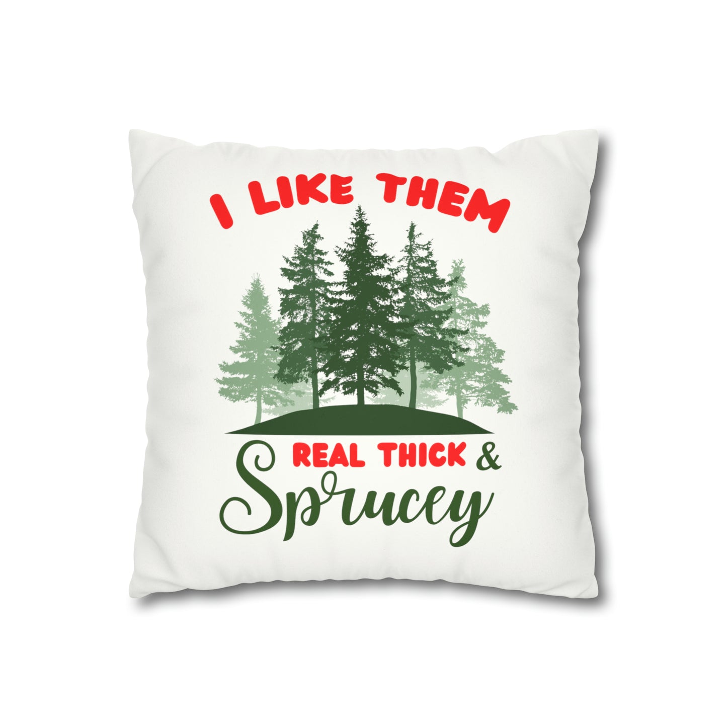 Real Thick Faux Suede Square Pillow Case