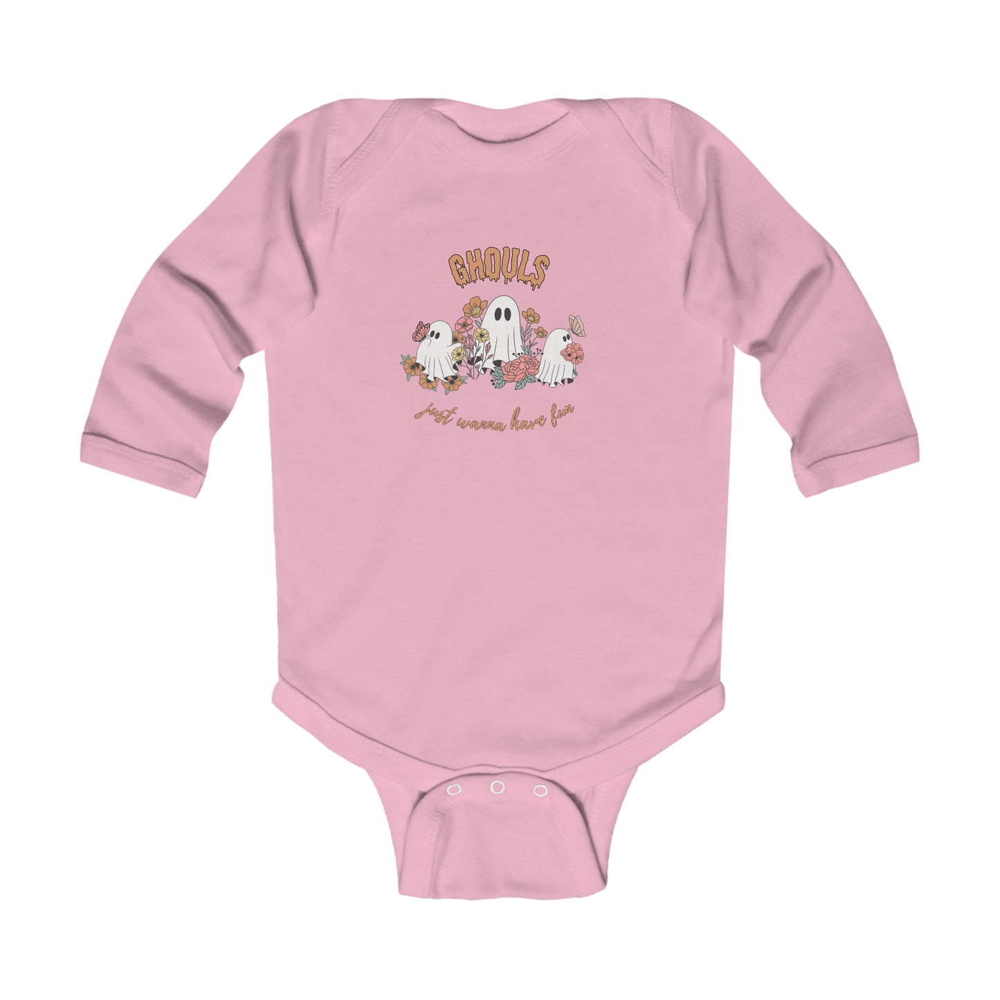 Ghouls Infant Long Sleeve Bodysuit