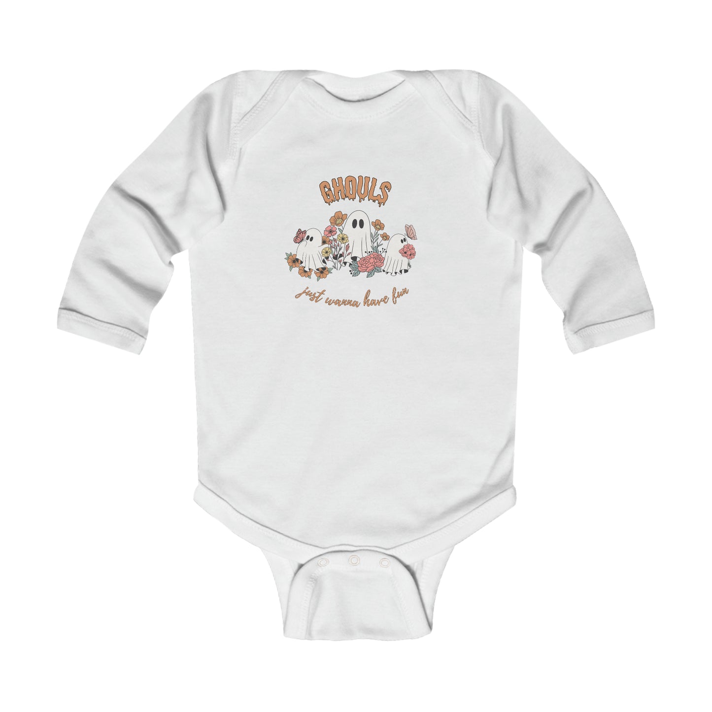 Ghouls Infant Long Sleeve Bodysuit