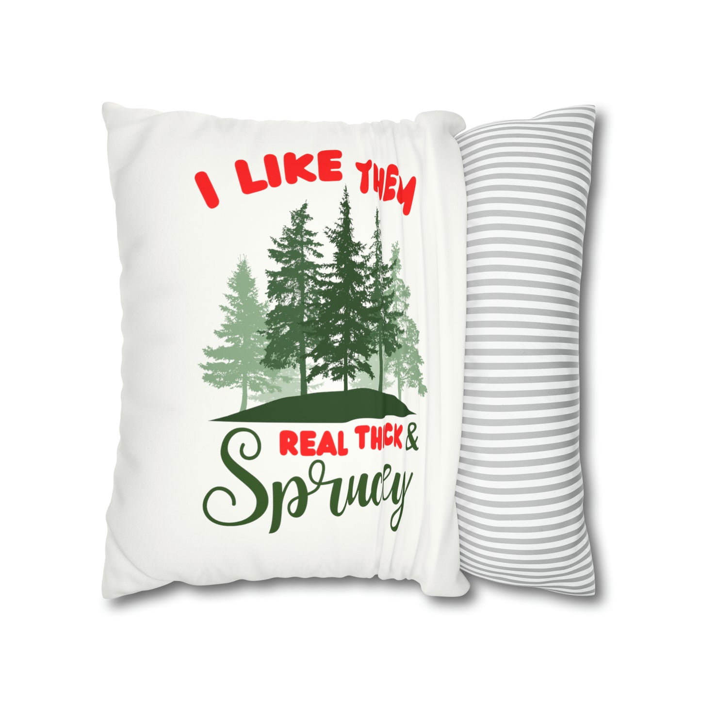 Real Thick Faux Suede Square Pillow Case