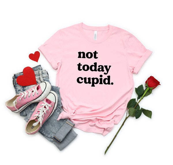 Not Today Cupid Short Sleeve Graphic Tee