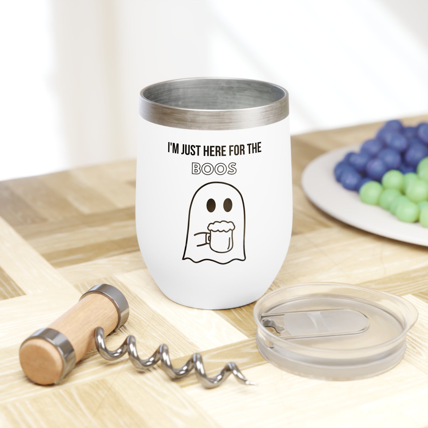 Here for the Boos - Wine Tumbler