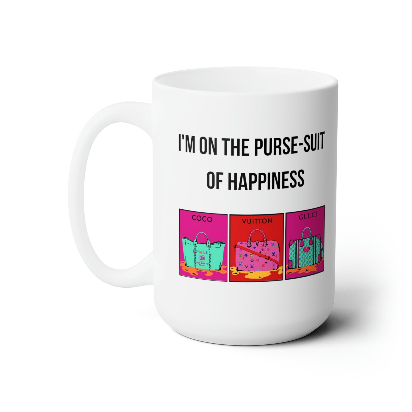 Purse-suit Handbag Latte Mug