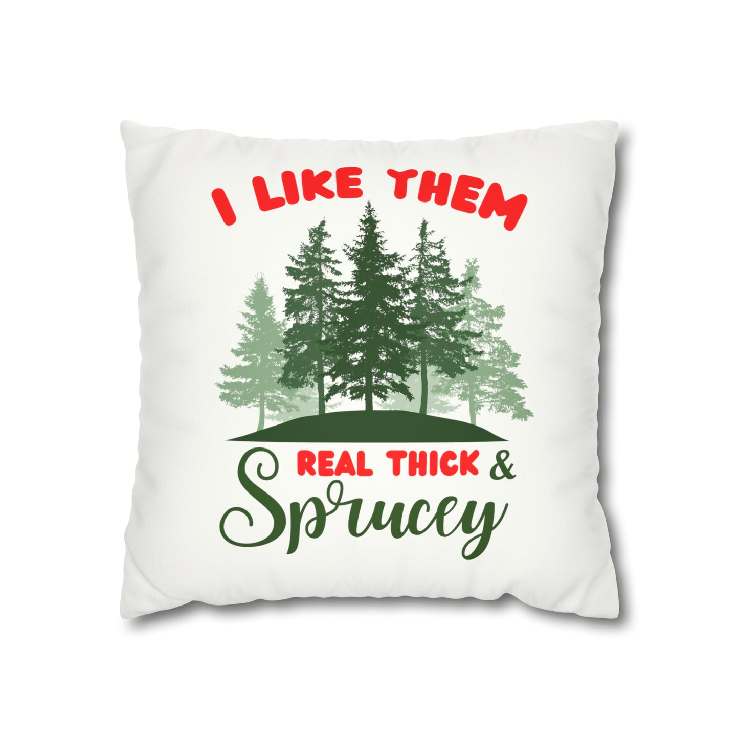 Real Thick Faux Suede Square Pillow Case