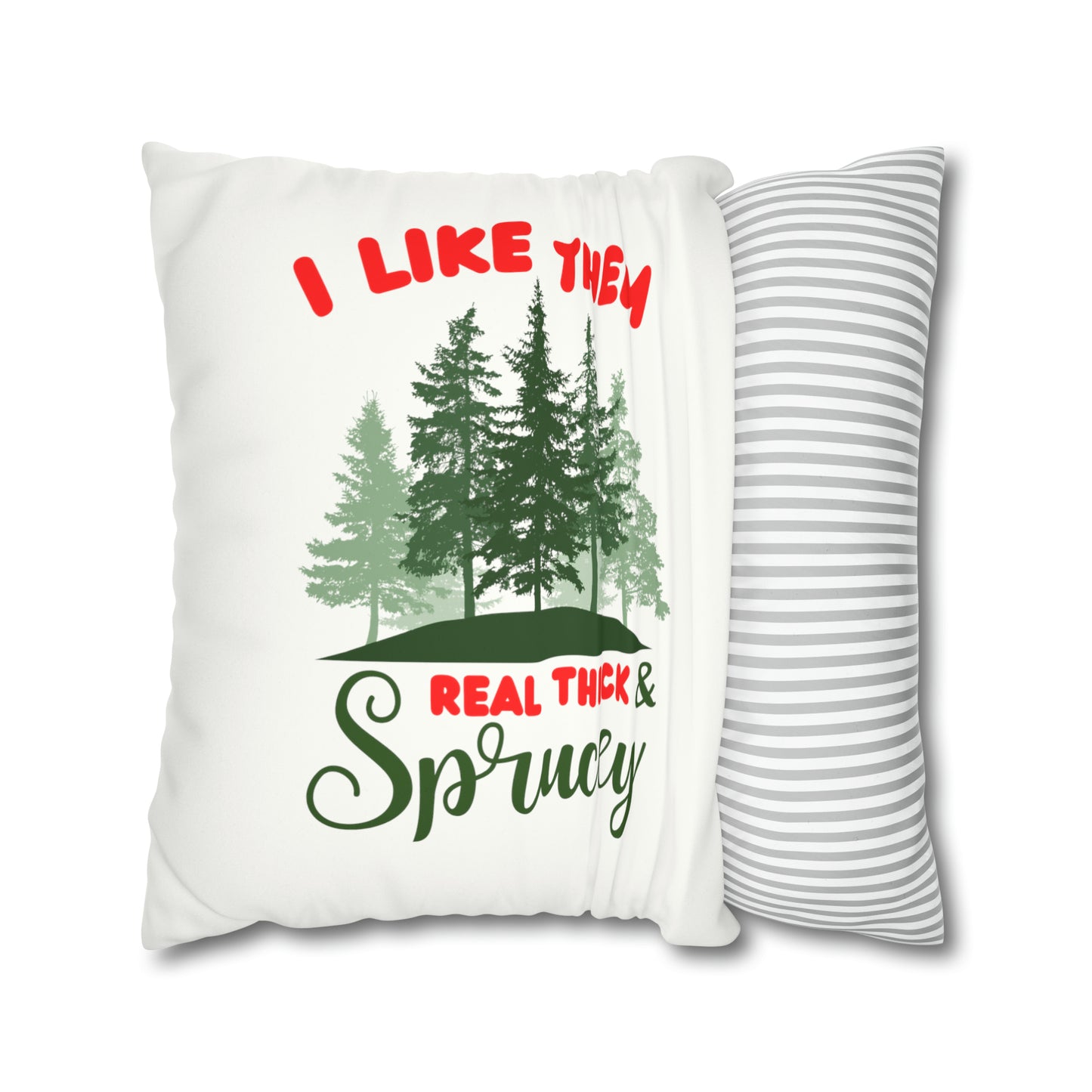 Real Thick Faux Suede Square Pillow Case