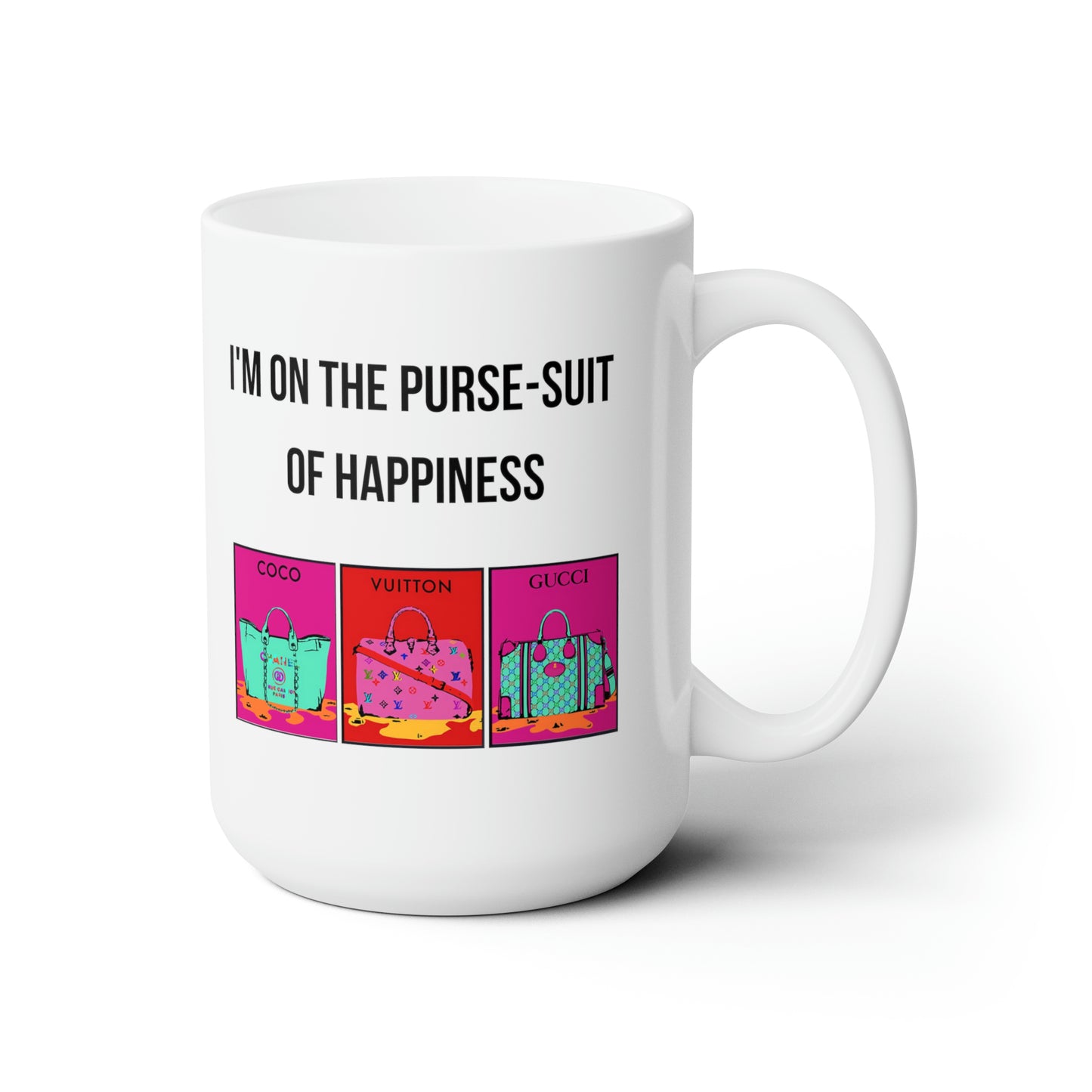 Purse-suit Handbag Latte Mug